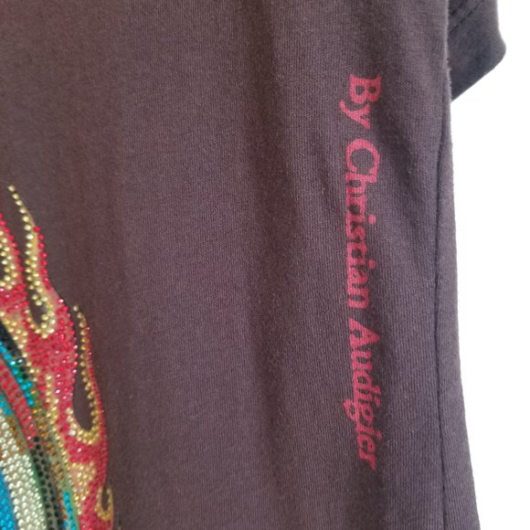 Ed Hardy Christian Audigier. Rare Vintage collectible t-shirt . With cry… - Picture 4 of 11